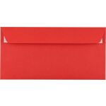 Briefumschlag C5/6 DL, HK, intensivrot, 100 g, 229 x 114...