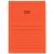 Organisationsmappe Ordo classico, orange, m. Sichtfenster 180 x 100 mm