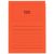 Organisationsmappe Ordo classico, orange, m. Sichtfenster 180 x 100 mm