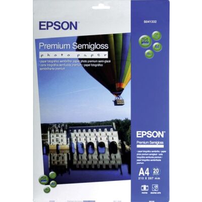 Fotopapier Premium Semigloss A4, 251 g/qm, für Inkjet Drucker, 1 Packung á 20 Blatt