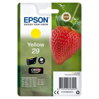 Tintenpatrone T2984 (29)gelb für Expression Home XP-235 / XP-332 /