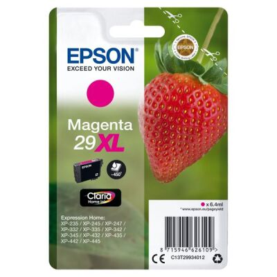 Tintenpatrone T2993 XL, magenta, für Expression Home XP-235 / XP-332 / XP-335 / XP-432 / XP-435, Inhalt: 6,4 ml, ca. 450 Seiten