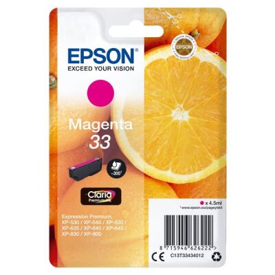 Tintenpatrone T3343 (33) magenta für Expression Premium XP-530 /