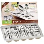 Besteck-Set SYLVIA 181er Set, Chrom-Edelstahl, 18/0,...