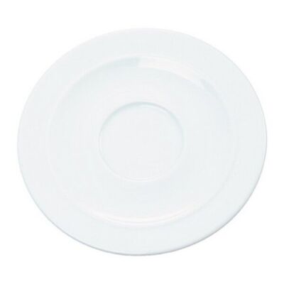 Unterteller ALICE, Porzellan, weiß, stapelbar, 6er Set