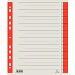 Trennblätter A4 rot, 230g/qm Karton Mikroperforation