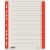 Trennblätter A4 rot, 230g/qm Karton Mikroperforation