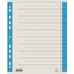 Trennblätter A4 blau, 230g/qm Karton Mikroperforation