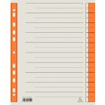 Trennblätter A4 orange, 230g/qm Karton,...