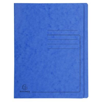 Schnellhefter Colorspan 355g, A4, blau, mit Beschriftungsfeld, für 350 Blatt, Farbintensiv, robust