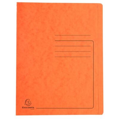 Schnellhefter Colorspan 355g, A4, orange, mit Beschriftungsfeld, für 350 Blatt, Farbintensiv, robust