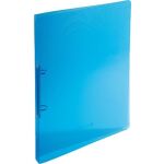 Ringbuch A4 2-Ring 15mm PP transparent blau