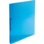 Ringbuch A4 2-Ring 15mm PP transparent blau