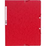 Sammelmappe/Eckspannermappe A4+ 400g Manila rot m....