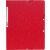 Sammelmappe/Eckspannermappe A4+ 400g Manila rot m. Gummiband o. Klappen