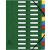 Exacompta Eckspann-Ordnungsmappe, 24 Fächer, grün, Harmonikarücken, ausgestanzten Fenstern zum Beschriften, 425 g/qm Manilakarton (außen), 225 g/qm Karton Fächerblock, Fassungsvermögen: 840 Blatt (80g/qm), Eckspannverschluss