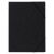 Eckspanner aus  Colorspan, mit Gummizug, A4, schwarz, ohne Klappen
