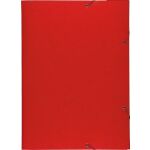 Sammelmappe/Eckspannermappe A3 600g Manila rot m. 3...