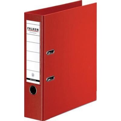 Ordner PP, DIN A4, 80 mm Rücken, rot, Chromocolor mit Einsteckschild