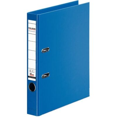 Ordner PP, DIN A4, 50 mm Rücken, blau, Chromocolor mit Einsteckschild