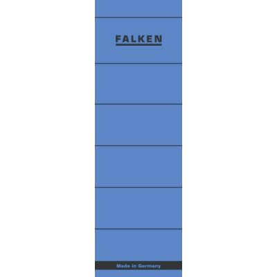Rückenschilder kurz/breit blau 60x190mm 10 Stück