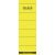 Rückenschilder kurz/breit gelb 60x190mm 10 Stück