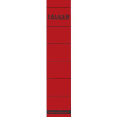 Rückenschilder kurz/schmal rot 36x190mm 10 Stück