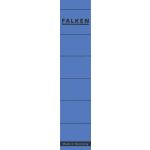 Rückenschilder kurz/schmal blau 36x190mm 10 Stück