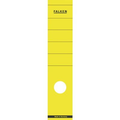 Rückenschilder lang/breit gelb 60x290mm 10 Stück