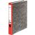 Ordner Wolkenmarmor A4 50mm rot, farbiger Rücken, Recycling