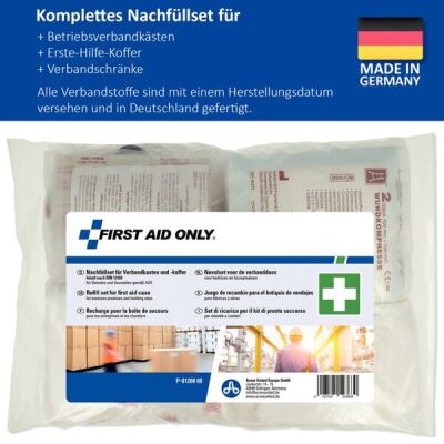 First Aid Only Erste Hilfe Nachfüllpack, nach DIN 13169