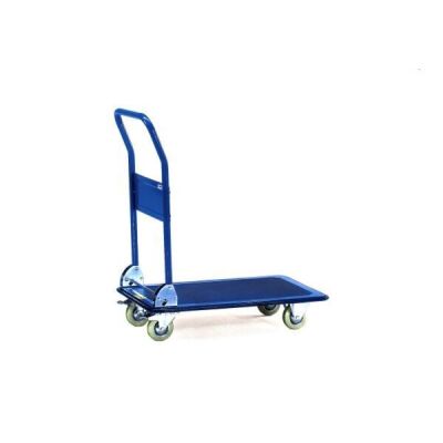 Ganzstahlwagen, Ladefläche: 910 x 610 mm, mit Lenkrollen