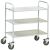 Bürowagen Ladefläche 800x500mm mit 3 Böden, pulverbeschichtet