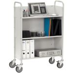 Bürowagen mit geneigten Böden grau