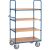 Etagenwagen, Ladefläche: 1000 mm x 700 mm, 4 Einlegeböden, mit Lenkrollen