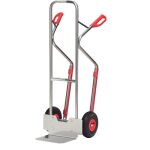 Alu-Stapelkarre, Schaufel: 320 x 250 mm, Luftbereifung