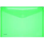 PP-Umschlag A4quer grün transparent