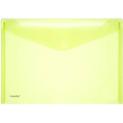 PP-Umschlag A4quer gelb transparent