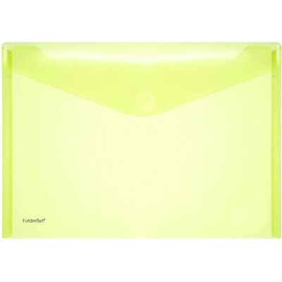 PP-Umschlag A4quer gelb transparent