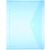 PP-Umschlag A4, Lochrand blau transparent