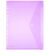 PP-Umschlag A4, Lochrand rot transparent