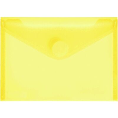 PP-Umschlag A6quer gelb transparent