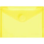 PP-Umschlag A6quer gelb transparent