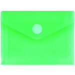 PP-Umschlag A7quer grün transparent