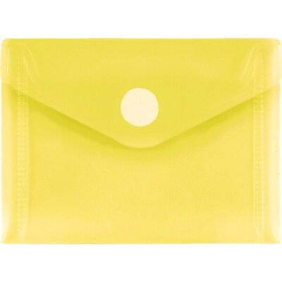 PP-Umschlag A7quer gelb transparent