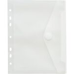 Sichttasche A5, hoch, farblos matt transparent, mit...