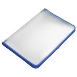 Transparent-Portfolio, A3, blau, Folie matt, mit...