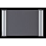 Türschild Clip 148x148mm, silber Franken # BS0606