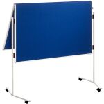 Moderationswand 2x75x120cm klappbar, beidseitig Filz