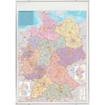 Kartentafel PLZ 138 x 98cm, Deutsch- land, pinnbar,...